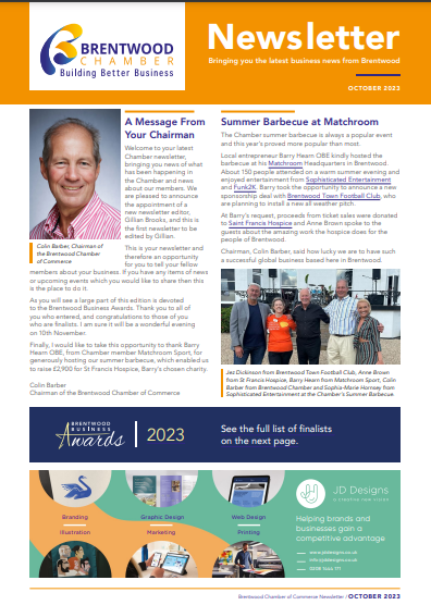 Brentwood Chamber of Commerce Newsletter October 2020